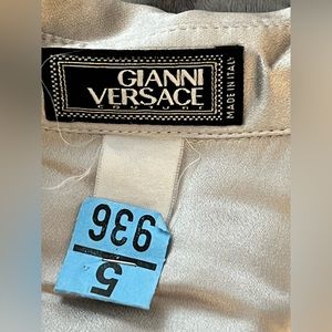 Versace Silk Grey Blouse